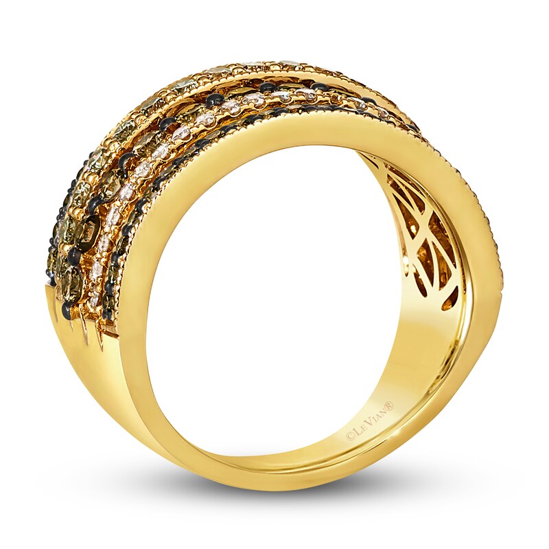 Main Image 2 of Le Vian Diamond Ring 1/2 ct tw Round 14K Honey Gold