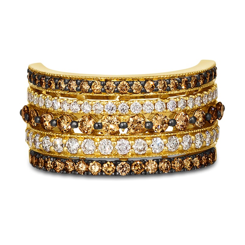 Main Image 3 of Le Vian Diamond Ring 1/2 ct tw Round 14K Honey Gold