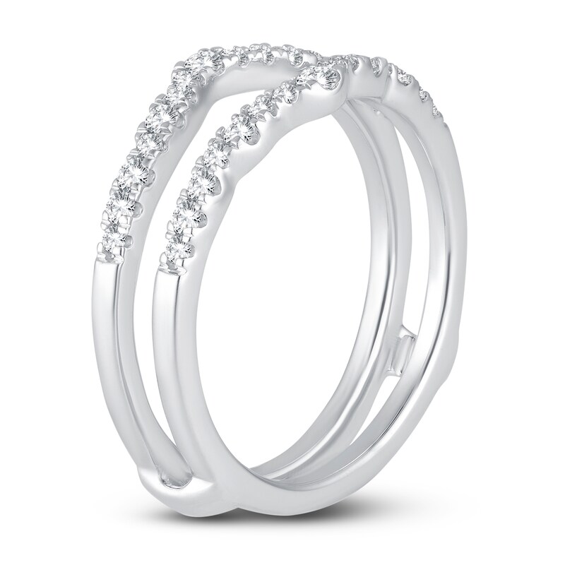 Main Image 2 of Diamond Enhancer Ring 1/3 ct tw Round 14K White Gold