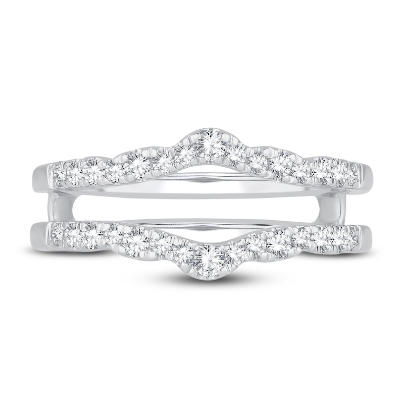 Main Image 3 of Diamond Enhancer Ring 1/3 ct tw Round 14K White Gold
