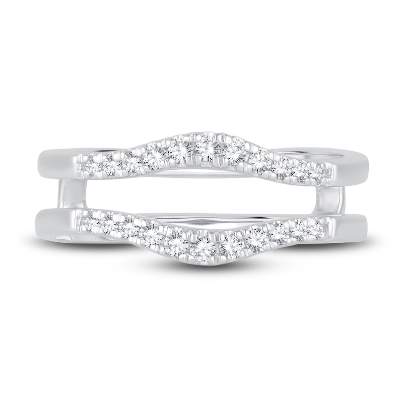 Main Image 3 of Diamond Enhancer Ring 1/5 ct tw Round 14K White Gold