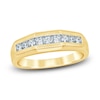 Thumbnail Image 1 of Men's Diamond Wedding Band 1/2 ct tw Round 14K Yellow Gold