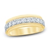 Thumbnail Image 1 of Men's Diamond Wedding Band 1 ct tw Round 14K Yellow Gold