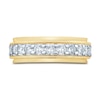 Thumbnail Image 3 of Men's Diamond Wedding Band 1 ct tw Round 14K Yellow Gold