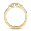 Thumbnail Image 3 of Diamond Bypass Ring 1 ct tw Round 14K Yellow Gold
