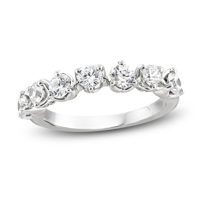 Diamond Ring 1 ct tw Round 14K White Gold