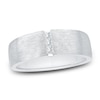 Thumbnail Image 1 of Men's Diamond Wedding Band 1/5 ct tw Square-cut 10K White Gold
