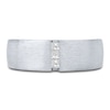 Thumbnail Image 2 of Men's Diamond Wedding Band 1/5 ct tw Square-cut 10K White Gold