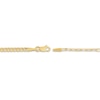 Thumbnail Image 3 of Solid Paperclip/Curb Bracelet 14K Yellow Gold 7.5"