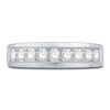Thumbnail Image 2 of Men's Diamond Wedding Band 3/4 ct tw Round 14K White Gold
