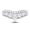 Thumbnail Image 3 of Diamond Contour Band 7/8 ct tw Round/Pear /Oval 14K White Gold