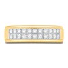 Thumbnail Image 2 of Men's Diamond Wedding Band 1/2 ct tw Round 14K Yellow Gold