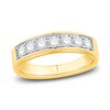 Thumbnail Image 1 of Men's Diamond Wedding Band 1 ct tw Round 14K Yellow Gold