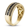 Thumbnail Image 1 of 1933 by Esquire Men's Black Diamond Ring 5/8 ct tw Round 10K Yellow Gold