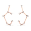 Thumbnail Image 0 of Diamond Sagittarius Constellation Earrings 1/8 ct tw Round 14K Rose Gold