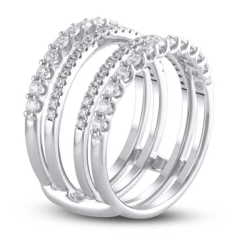 Diamond Enhancer Ring 1 ct tw Round 14K White Gold | Jared