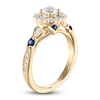 Thumbnail Image 1 of Vera Wang WISH Diamond Engagement Ring 3/4 ct tw Round 14K Yellow Gold