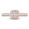 Thumbnail Image 3 of Vera Wang WISH Diamond Engagement Ring 3/4 ct tw Round 14K Rose Gold