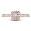 Thumbnail Image 2 of Vera Wang WISH Diamond Engagement Ring 3/4 ct tw Round 14K Rose Gold