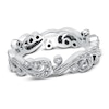 Thumbnail Image 1 of Kirk Kara Diamond Milgrain Wedding Band 1/5 ct tw Round 18K White Gold