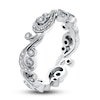 Thumbnail Image 2 of Kirk Kara Diamond Milgrain Wedding Band 1/5 ct tw Round 18K White Gold