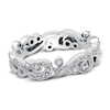 Thumbnail Image 1 of Kirk Kara Diamond Milgrain Wedding Band 1/5 ct tw Round 14K White Gold