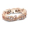 Thumbnail Image 1 of Kirk Kara Diamond Milgrain Wedding Band 1/5 ct tw Round 14K Rose Gold
