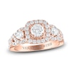 Thumbnail Image 0 of Vera Wang WISH Diamond Engagement Ring 1-3/8 ct tw Pear/Round 14K Rose Gold