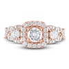 Thumbnail Image 2 of Vera Wang WISH Diamond Engagement Ring 1-3/8 ct tw Pear/Round 14K Rose Gold