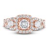 Thumbnail Image 3 of Vera Wang WISH Diamond Engagement Ring 1-3/8 ct tw Pear/Round 14K Rose Gold