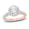 Thumbnail Image 0 of Pnina Tornai Lab-Created Diamond Engagement Ring 2-7/8 ct tw Round 14K Rose Gold