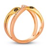 Thumbnail Image 2 of Le Vian Diamond Snake Ring 1/5 ct tw Round 14K Two-Tone Gold