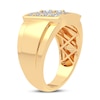 Thumbnail Image 2 of Men's Diamond Ring 1-1/2 ct tw Square-cut/Round 14K Yellow Gold