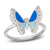 Thumbnail Image 1 of Le Vian Diamond Butterfly Ring 1/4 ct tw Round 14K Vanilla Gold