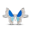 Thumbnail Image 2 of Le Vian Diamond Butterfly Ring 1/4 ct tw Round 14K Vanilla Gold