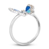 Thumbnail Image 3 of Le Vian Diamond Butterfly Ring 1/4 ct tw Round 14K Vanilla Gold