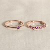 Thumbnail Image 4 of Juliette Maison Natural Garnet & Natural Peridot Ring 10K Yellow Gold