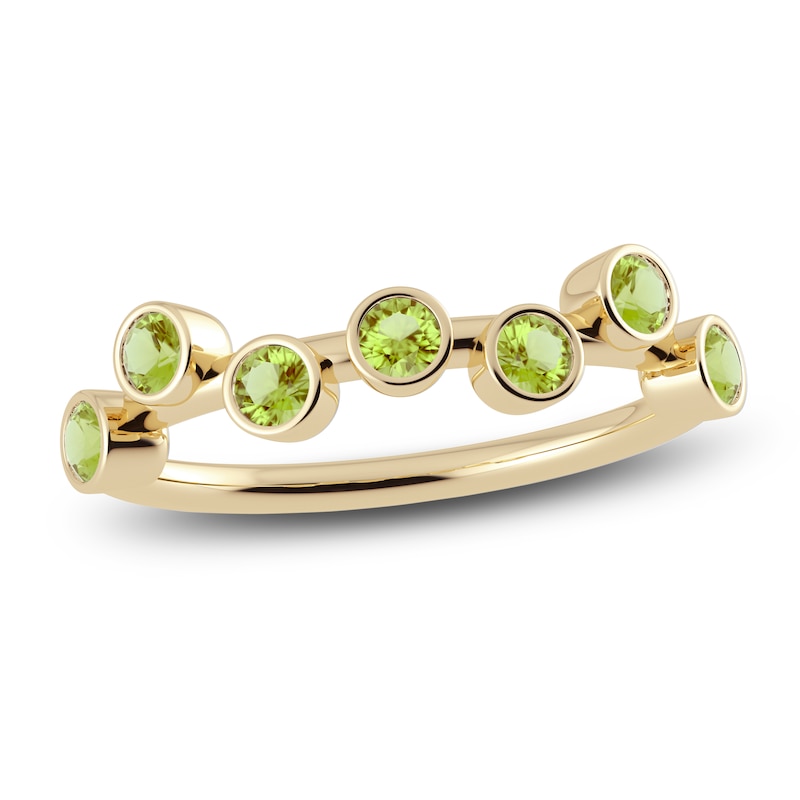 Main Image 1 of Juliette Maison Natural Peridot Ring 10K Yellow Gold