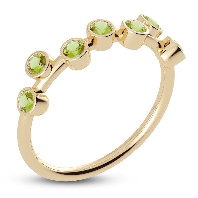Main Image 2 of Juliette Maison Natural Peridot Ring 10K Yellow Gold