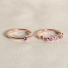 Thumbnail Image 4 of Juliette Maison Natural Citrine & Natural Pink Tourmaline Ring 10K Yellow Gold