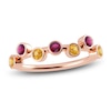 Thumbnail Image 1 of Juliette Maison Natural Rhodolite Garnet & Natural Citrine Ring 10K Rose Gold