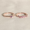 Thumbnail Image 4 of Juliette Maison Natural Rhodolite Garnet & Natural Citrine Ring 10K Rose Gold