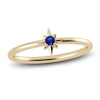 Thumbnail Image 1 of Juliette Maison Natural Blue Sapphire Starburst Ring 10K Yellow Gold