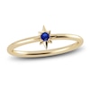 Thumbnail Image 0 of Juliette Maison Natural Blue Sapphire Starburst Ring 10K Yellow Gold