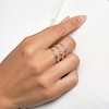 Thumbnail Image 5 of Juliette Maison Natural Blue Sapphire Starburst Ring 10K Yellow Gold