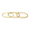 Thumbnail Image 0 of Stackable Diamond Ring Set Diamond Accents 14K Yellow Gold