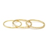 Thumbnail Image 1 of Stackable Diamond Ring Set Diamond Accents 14K Yellow Gold