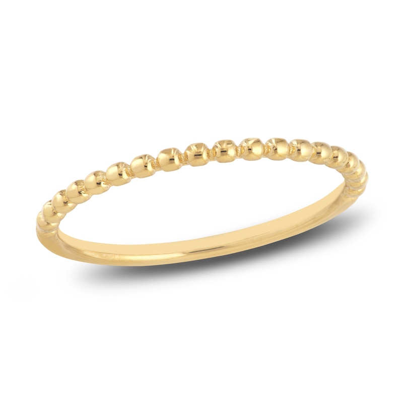 Stackable Diamond Ring Set Diamond Accents 14K Yellow Gold