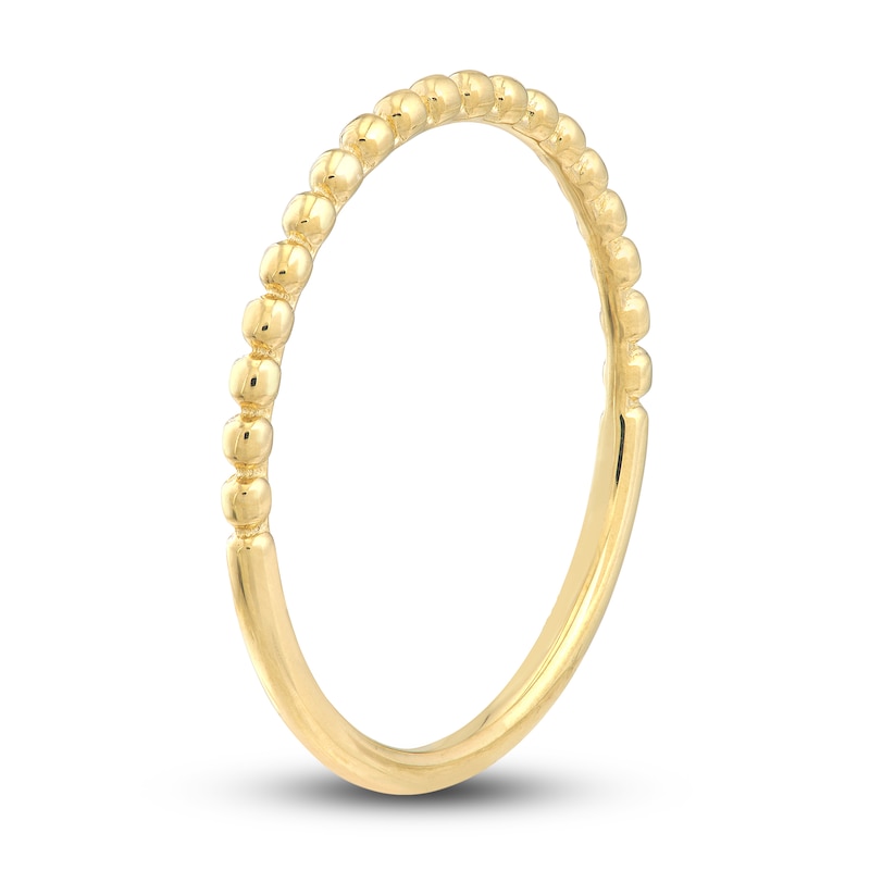 Stackable Diamond Ring Set Diamond Accents 14K Yellow Gold