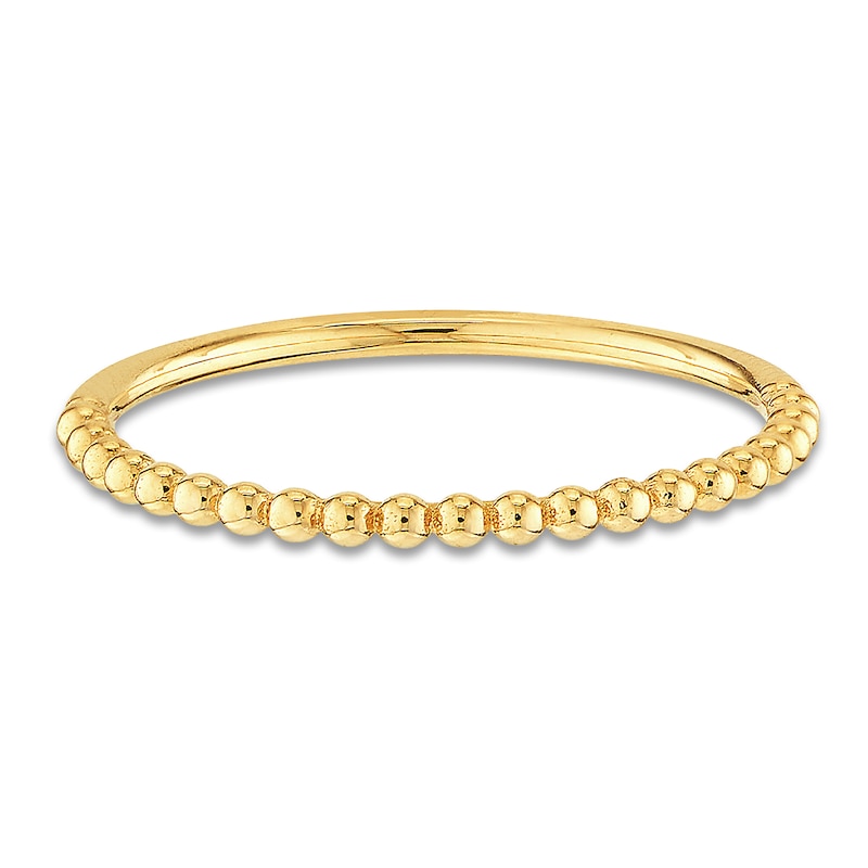 Main Image 7 of Stackable Diamond Ring Set Diamond Accents 14K Yellow Gold